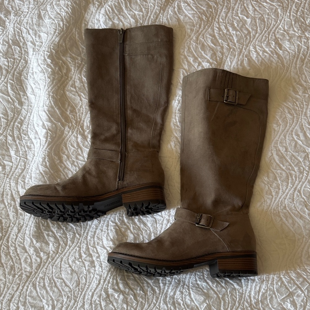 Kenneth Cole Reaction Brown Heeled Boots
